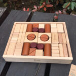 Creative building blocks, beech wood, educational toys for children and babies